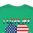 Family Pride: I Love My Army National Guard Cousin - Military Design T-Shirt Celebrating Support