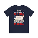 Unyielding Valor: U.S. Veteran Military Design T-Shirt - Never Underestimate an Old Man Who Defended Your Country