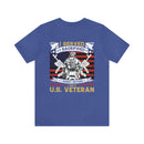 U.S. Veteran Pride Military Design T-Shirt - 'I Served, I Sacrificed, I Regret Nothing'