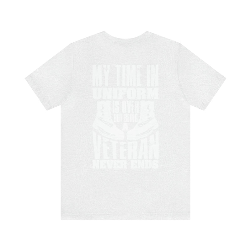 Endless Veteran Spirit: Military Design T-Shirt - A Tribute to Timeless Service and Dedication