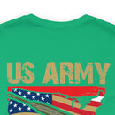 Proud US Army Veteran: Military Design T-Shirt Embodying Honor and Service