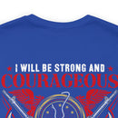 Fearless and Faithful: Military Design T-Shirt - Strong, Courageous, and Committed Veteran