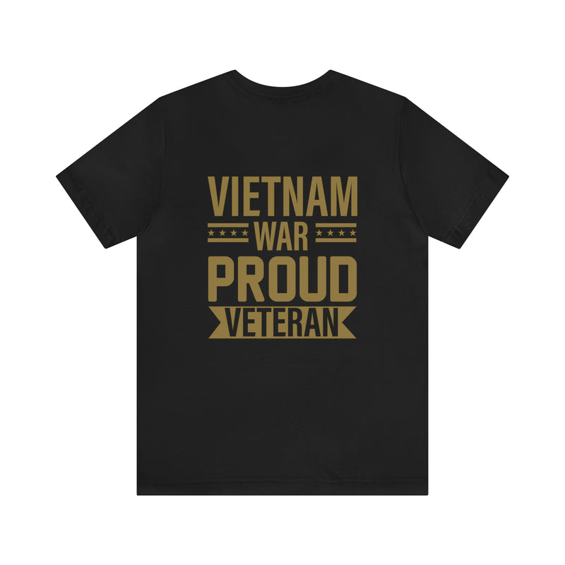 Proud Vietnam War Veteran: Military Design T-Shirt Commemorating Courage and Sacrifice