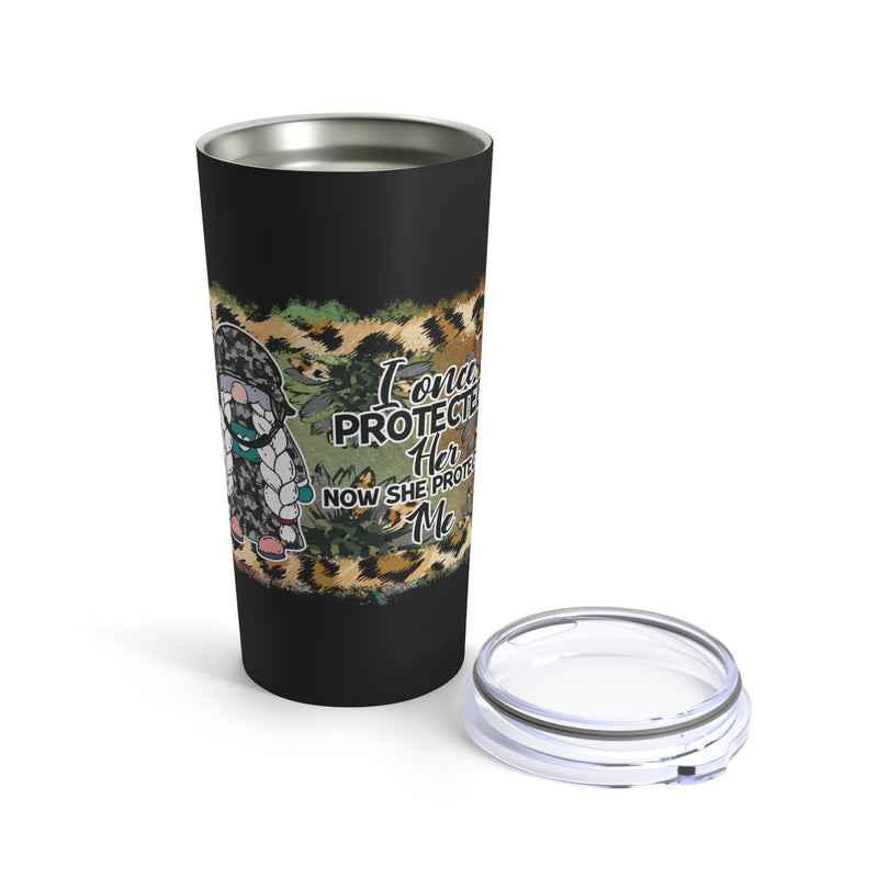 Guardian Love: 20oz Military Design Tumbler - From Protector to Protected