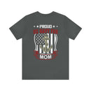 Maternal Navy Pride: 'Proud US Navy Mom' Military Design T-Shirt