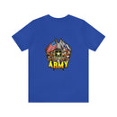 Patriotic Valor: Military T-Shirt with 'Double Flag Eagle U.S. ARMY' Design