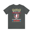 Not Spoiled, Just Well Taken Care Of: Military Design T-Shirt from a Freaking Awesome Veteran