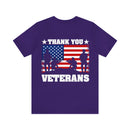 Gratitude and Respect: 'Thank You, Veterans' Military Design T-Shirt