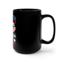 Proud Veteran's Wife 15oz Black Mug: Honoring the Sacrifice, Celebrating Our Hero!