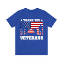 Gratitude and Respect: 'Thank You, Veterans' Military Design T-Shirt