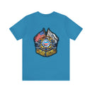 Guardians of the Coast: Military T-Shirt with 'Double Flag Coast Guard' Design