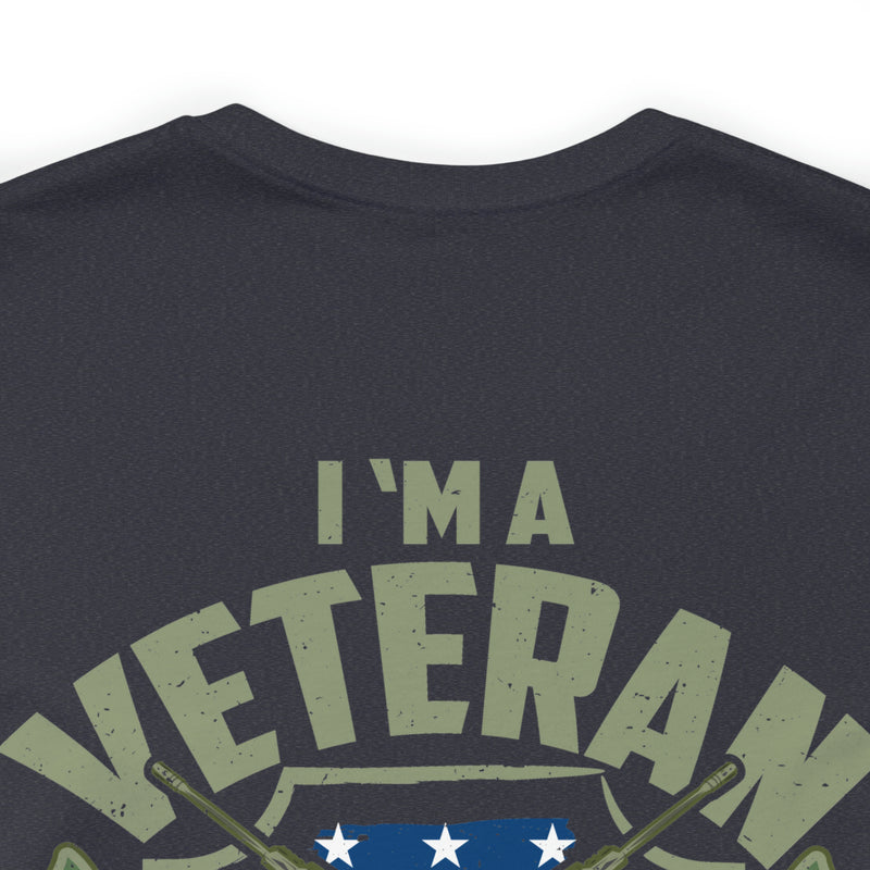 Timeless Commitment: Military Design T-Shirt - 'I'm a Veteran - My Oath of Enlistment Has No Expiration Date
