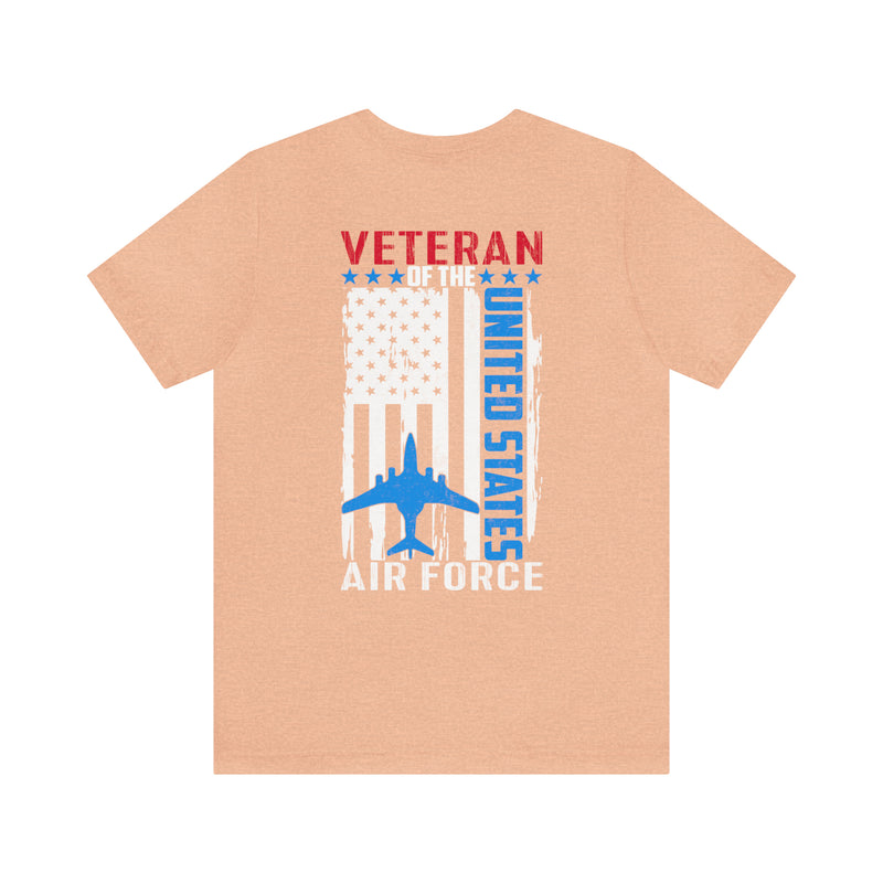 Proudly Representing: Veteran of the United States Air Force Military Design T-Shirt