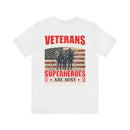 Unsung Heroes: Veterans Defending Our Freedom - Military Design T-Shirt Respecting Real-Life Superheroes