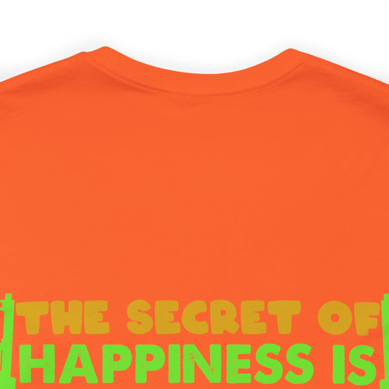 The Secret of Happiness: Military Design T-Shirt - Freedom and Courage Unite