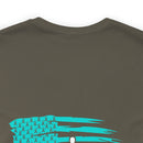 Silent Battles: Unveiling the Unseen, PTSD Awareness Cotton T-Shirt