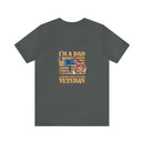 Triple Legacy: Dad, Grandpa, and Vietnam Veteran - Military Design T-Shirt Celebrating Generations