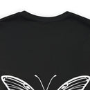 Butterfly Wings of Hope: Spreading PTSD Awareness with our Text Design T-Shirt