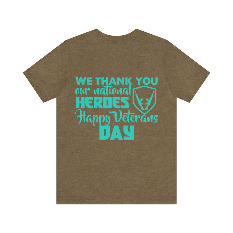 Nation's Heroes: Military Design T-Shirt - Grateful Tribute on Veterans Day!