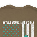 Veteran PTSD Not All Wounds Are Visible Soft cotton T-Shirt