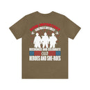 Recognize and Celebrate Our Heroes and She-roes Military Design T-Shirt: Honoring the Importance of Those Who Serve