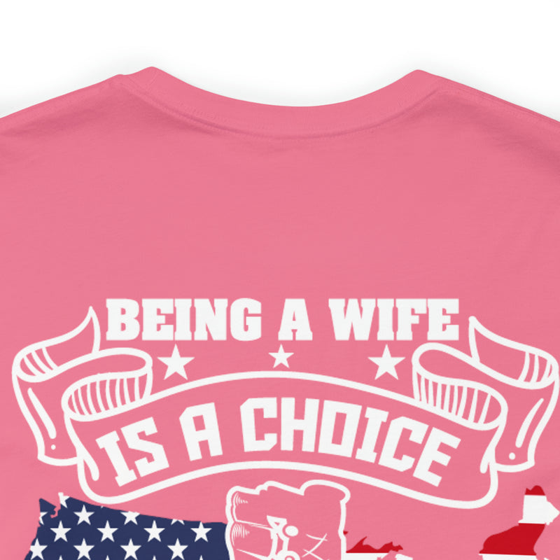 Proud Privilege: Military Design T-Shirt - Honoring Veterans' Spouses with Gratitude!