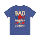 Proudly Wearing Many Hats: Vietnam Veteran, Dad, and Grandpa - Military Design T-Shirt