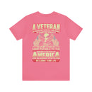 Blank Check for Freedom: Military Design T-Shirt Honoring the Sacrifice of Veterans