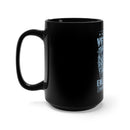 Timeless Oath: 15oz Military Design Black Mug - Veteran's Eternal Commitment