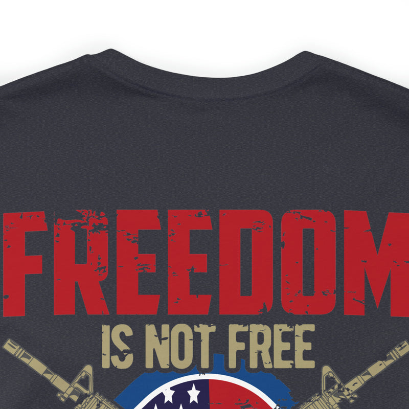 United States Veteran: Freedom Isn't Free - Military Design T-Shirt Honoring Sacrifice