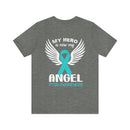 My Hero is Now My Angel: PTSD Design Cotton T-Shirt