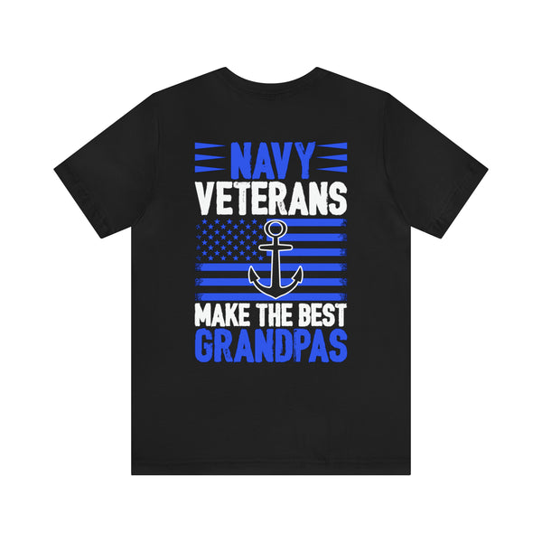 Grandpa's Naval Legacy: Military Design T-Shirt - Celebrating Veteran Grandfathers!