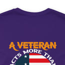 Actions Speak Louder: Military Design T-Shirt - Veterans Lead by Example
