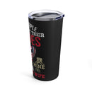 Proud Veteran's Wife: Embrace the Heroic Journey with our 20oz Military Design Tumbler