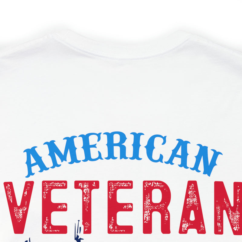 USA-Made Valor: Military Design T-Shirt - American Veteran, Serving with Honor