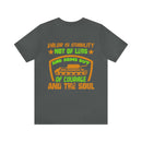 Soul of Valor: Military Design T-Shirt for Courageous Warriors