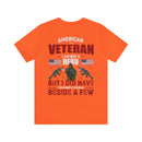 American Veteran: Walking Beside Heroes T-Shirt with Military Design - Honoring the Few