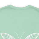 Butterfly Wings of Hope: Spreading PTSD Awareness with our Text Design T-Shirt