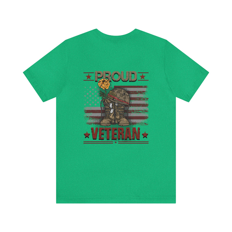 Proud Veteran: Military Design T-Shirt - Wear Your Service with Pride!