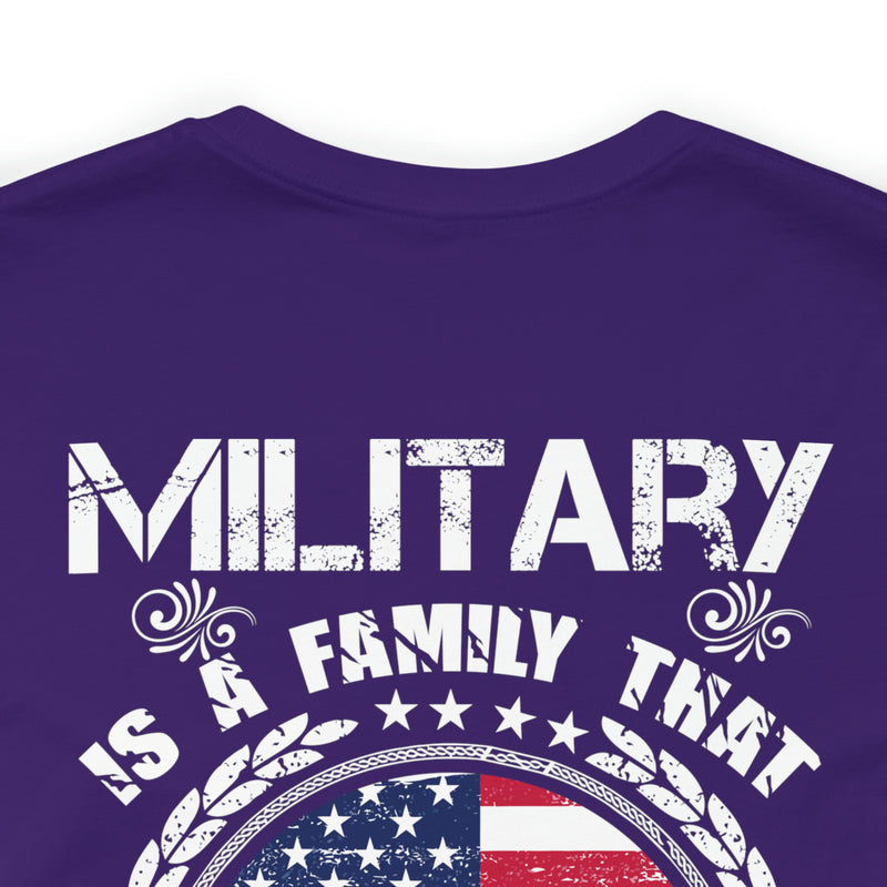 Family of Warriors: Military Design T-Shirt Embracing the Spirit of Battle