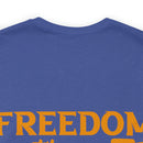 Patriotic Tribute: 'Freedom is Not Free, Thank a Veteran' Military Design T-Shirt