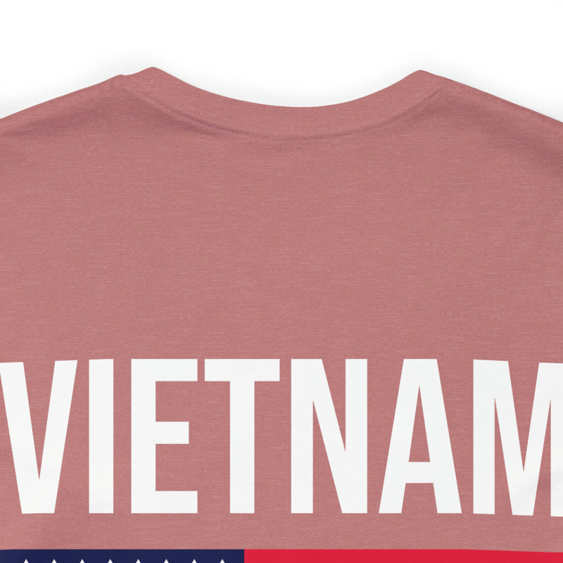 Honoring the Sacrifice: Military T-Shirt with 'Vietnam Veteran' Design