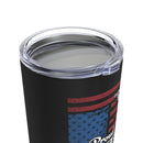 Proud United States Army Veteran 20oz Military Design Tumbler - Black Background