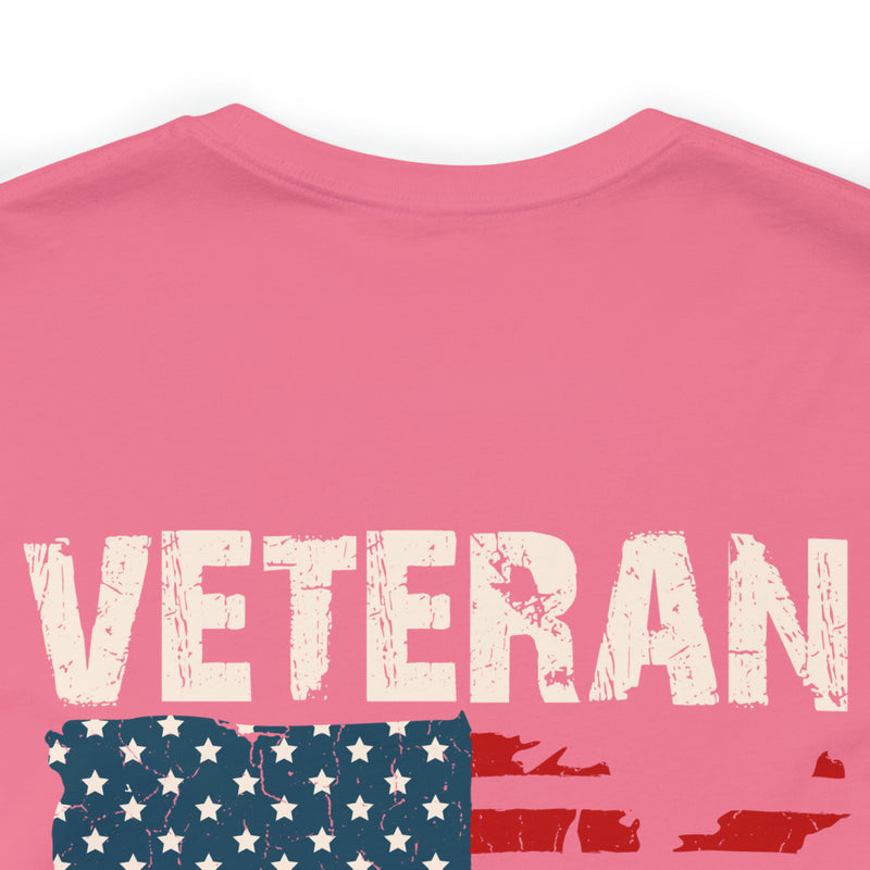 United States Army Veteran: Military Design T-Shirt Honoring Service and Sacrifice