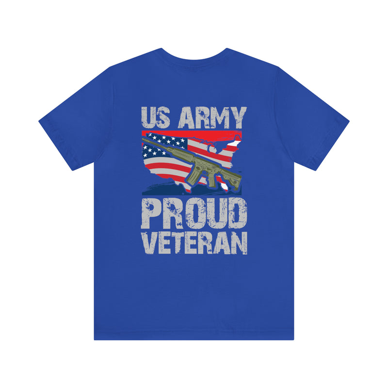 US Army Proud Veteran Military Design T-Shirt: Honor Your Service in Style