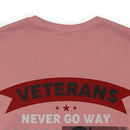 Ever Ready Veterans: Military Design T-Shirt - Always Prepared, Never Forgotten