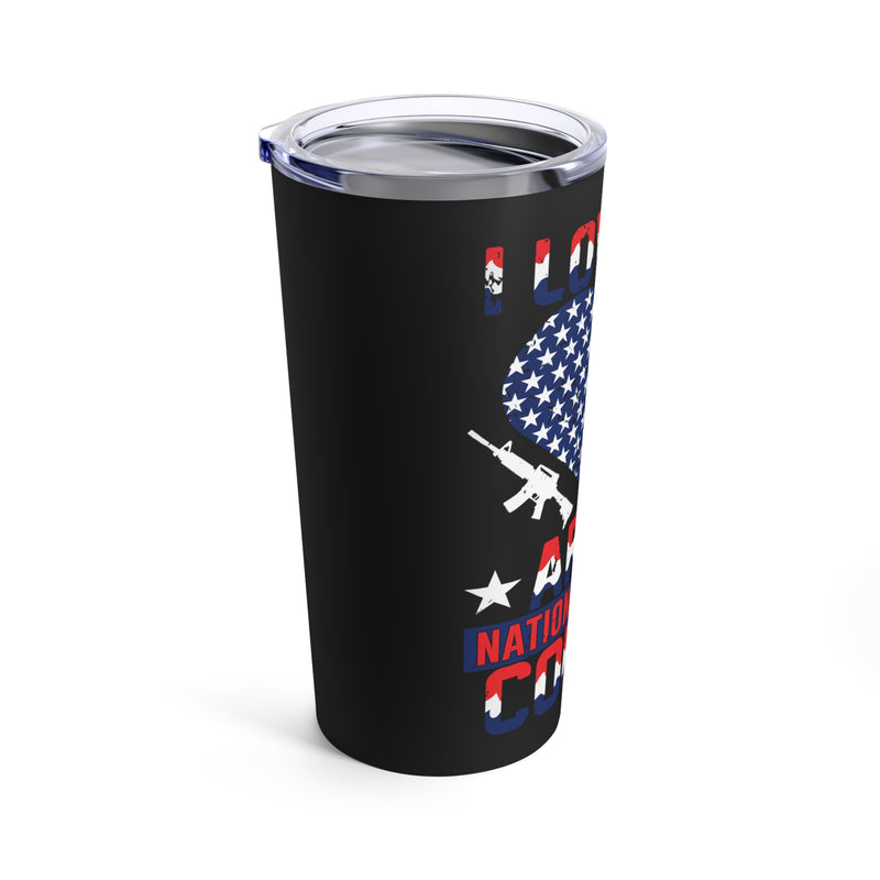 Family Pride: 20oz Military Design Tumbler - Celebrating My Beloved Army National Guard Cousin!