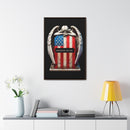 Guardian’s Grief” Framed Canvas