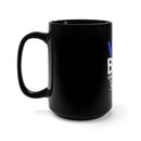 Strong and Resilient: 15oz Black Mug with Military Design - 'Vet Bod: Like a Bad Bod, But with More Back Pain