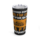 Patriotic Tribute: 20oz Military Design Tumbler - Celebrate Heroes on Veterans Day!